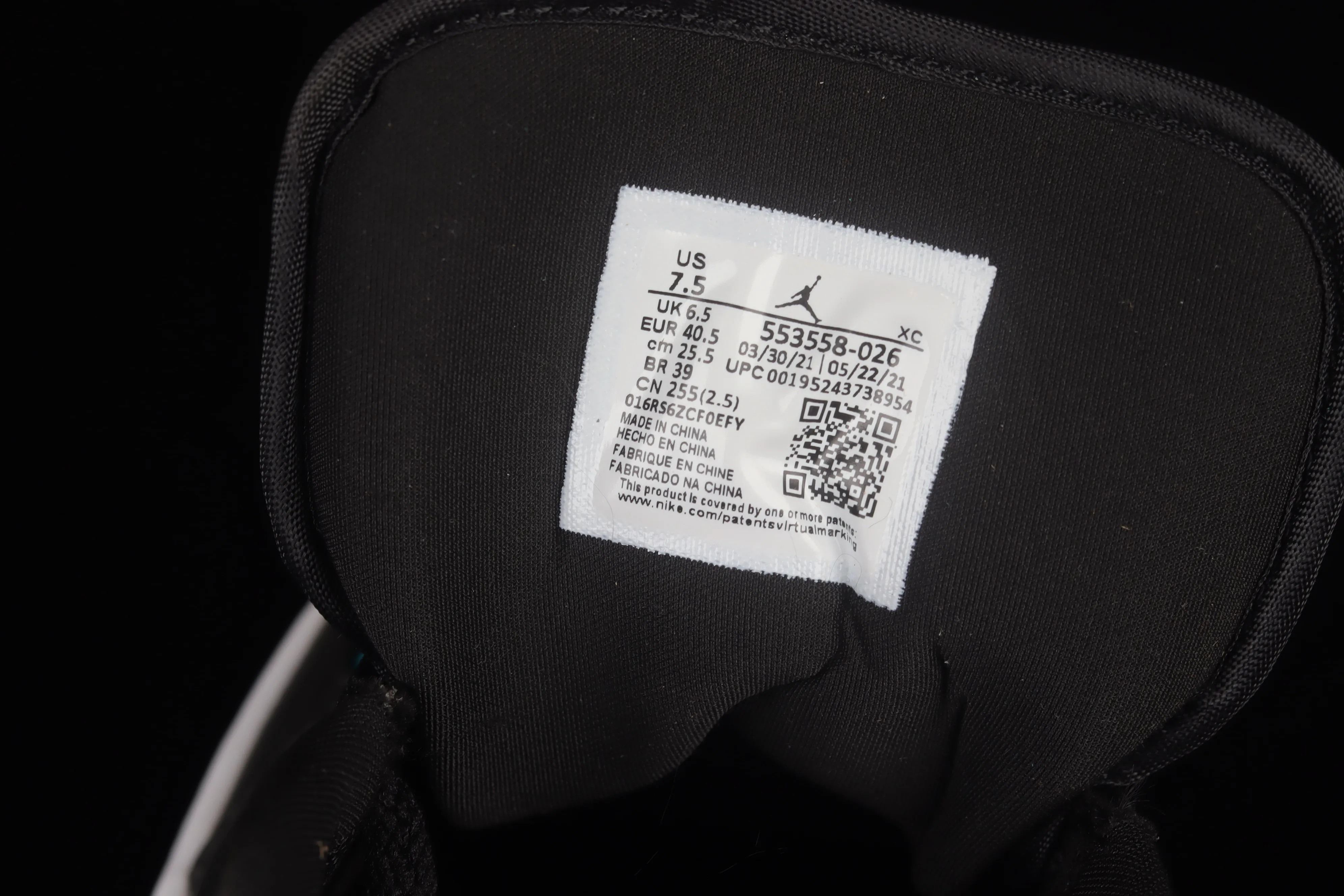 All categories Air Jordan Jordan series basketball shoes Air Jordan 1 Low Air Jordan 1 Low AJ1 Joe 1 low-top cultural and leisure sports sneakers 553558-026